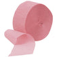 Unique Industries Crepe Paper Streamer, 81ft, Pastel Pink