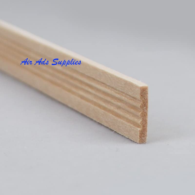 1:12 Scale Dollhouse Miniature Furniture Line Wood Finishing Trim Wood Molding L11.8; W0.5 /Lot 10 Pieces