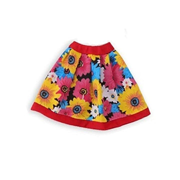 Wakao Set of 5 Color-Topic Doll Clothes for 14.5 Inch American Girl Wellie Wishers Dolls (Purple,Yellow,Blue,Pink,Green)