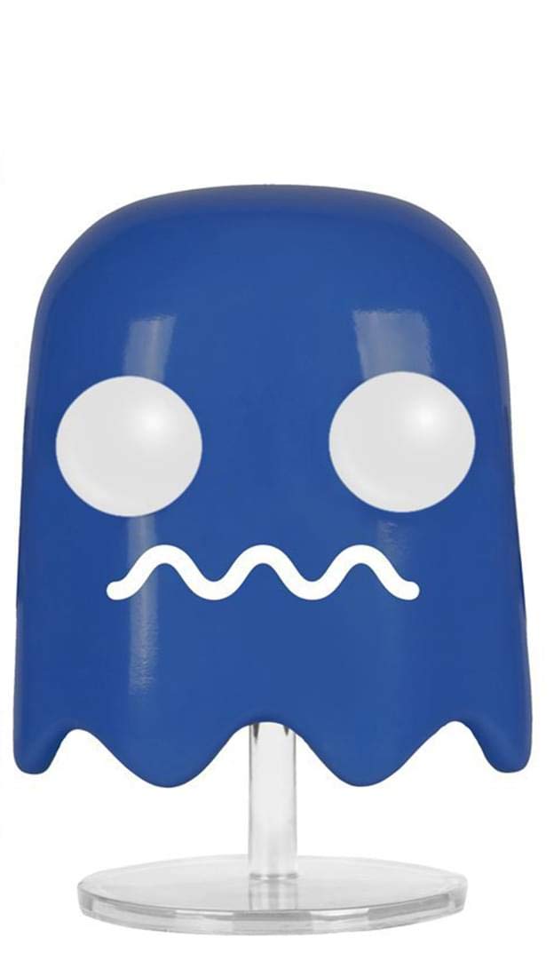 Funko POP Games: Pac-Man - Blue Ghost Action Figure