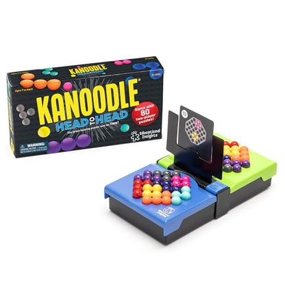 Educational Insights Kanoodle Head-to-Head - 3D Brain Teaser Puzzles for Kids, Spatial Puzzle Games for Adults, Teens and Kids, Problem Solving Toys