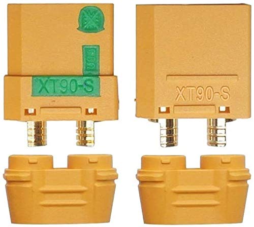 Xiangtat Amass 5 Pair XT90S XT90-S XT90 Connector Anti-Spark Male Female Connector for Battery, ESC and Charger Lead