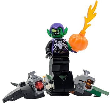 LEGO Superheroes: Venomised Green Goblin Minifigure with Glider