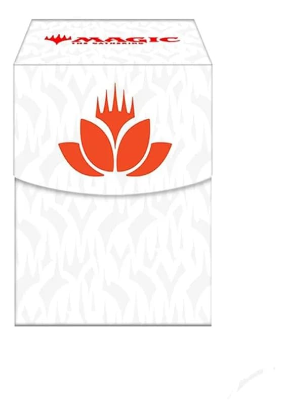 Ultra Pro - Mana 8 100+ Deck Box - Lotus for Magic: The Gathering, Stores & Holds 100 Standard Sized Cards, Durable Protective Collector's Game Deck