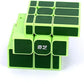 QY Toys Magnetic Mirror Cube 3x3x3, M Green, No Stickers, Magnetic Mirror Speed Cube with Enhanced Play (Magnetic Green)