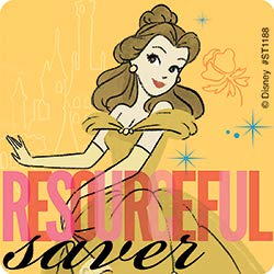 SmileMakers Disney Princess Saver Bank Stickers - Prizes and Giveaways - 100 Per Pack