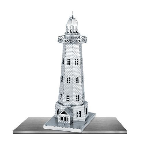 Set of 3 Metal Earth 3D Laser Cut Building Models: Ferris Wheel - Windmill - Lighthouse