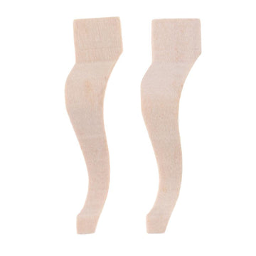 NC 10 Pieces Wooden Dollhouse Miniature Table Legs, 1/12 Scale DIY Furniture Parts for Mini Scene Decor