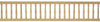 Town Square Miniatures Dolls House Miniature Fixtures Fittings Set of 3 Natural Wood Widows Walk Rails