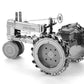 Set of 2 Metal Earth 3D Laser Cut Model Kits: Farm Tractor & Steam Locomotive