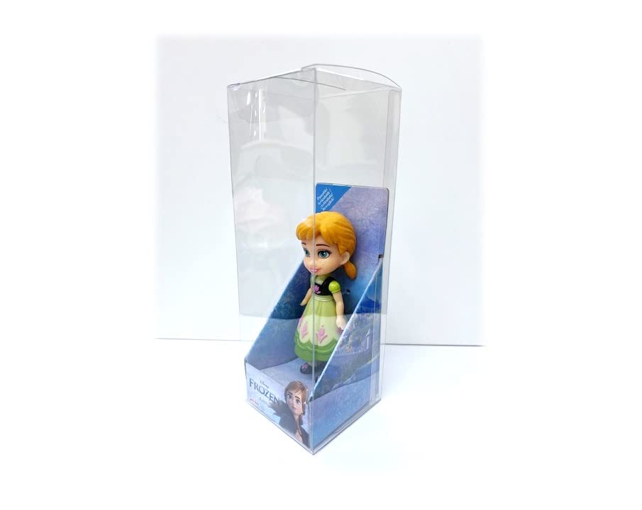 Amarina Packed in Clear Box for Gift Frozen Mini Poseable 3.5 inches Doll Choose from All 14 Style Frozen Characters (Anna Green)