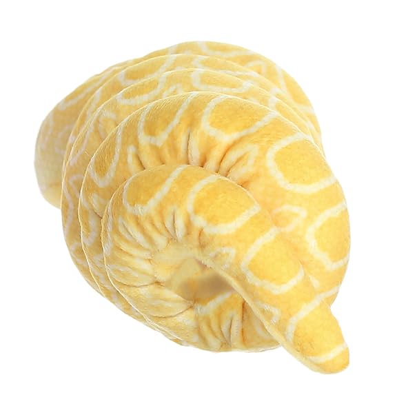 Aurora® Playful Snake Wrist Wranglers™ Albino Burmese Python Stuffed Animal - Vibrant Colors for an Eye-Catching Design - Perfect for Kids, Adults