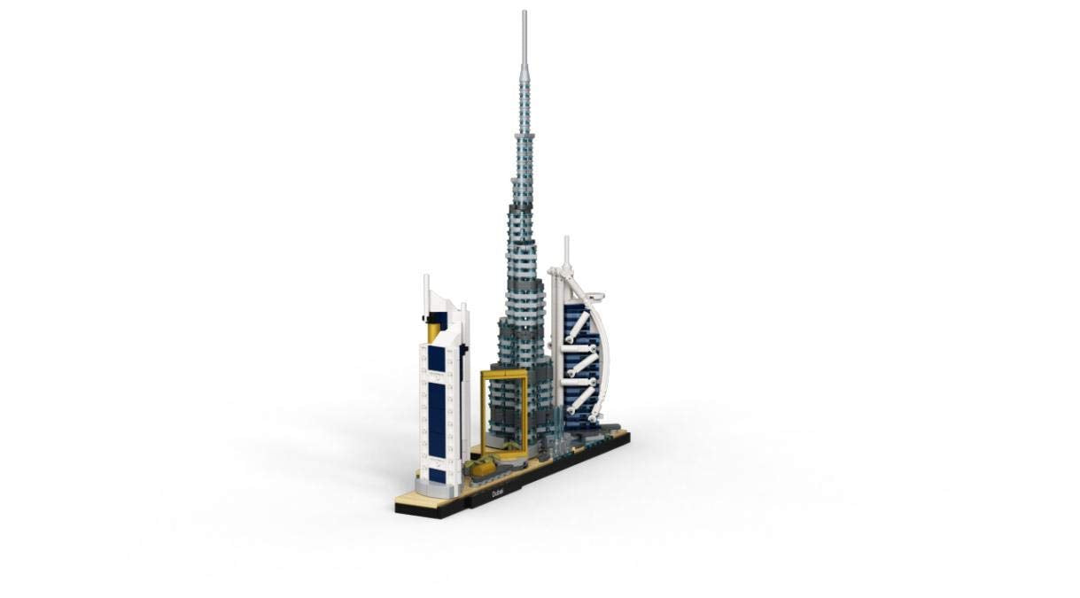 LEGO Architecture Skylines: Dubai 21052 Building Kit, Collectible Architecture Building Set for Adults (740 Pieces)