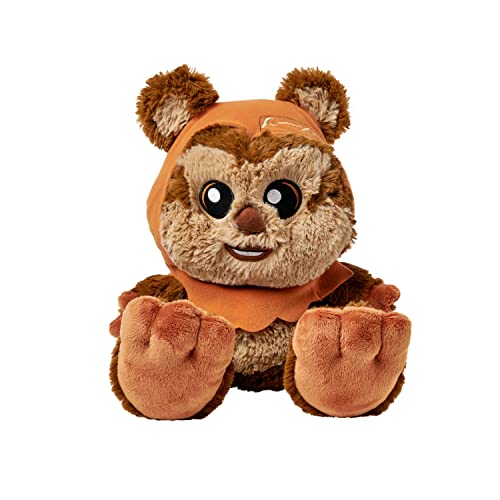 Disney Store Official Star Wars Wicket Ewok Plush with Big Feet - Small 11-Inch Cuddly Toy for Fans, Perfect Collectible & Gift for All Ages - Iconic