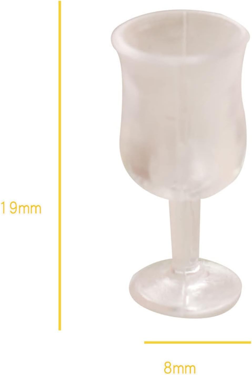 10Pcs Miniature Cup Lovely DIY Mini Goblet Model Play House Drinkware Toy, Dollhouse Accessories