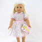 American Fashion World Birthday Girl Outfit for 18Inch Dolls | Party Hat, Dress, Present