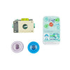 Replacement Parts for Fisher-Price Click-Away Camera Playset - GMN40 ~ Replacement Bag Includes Wooden Camera, 2 Plastic Camera Lenses and Felt