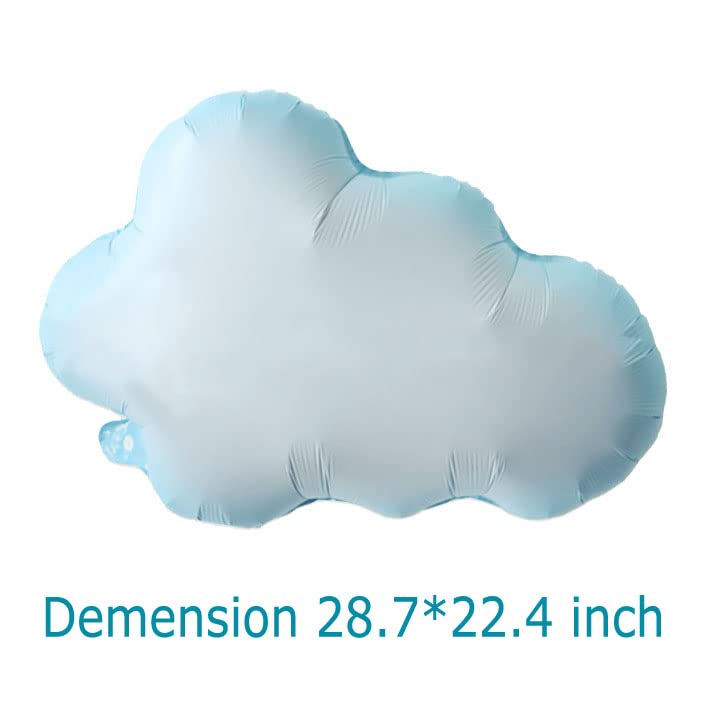YuBoBo 42PCS Foil Cloud Balloons And Latex Balloon Baby Shower Decorations For Girl And Boy, Happy Birthday Balloon,Romantic Anniversary Decorations