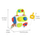 Busy Cube for Toddlers 1 Years Old, Montessori Toys for 1 Year Old - Ideal Gifts for 1 Year Old Boys Girls - Airplane Plane Car Travel Toys for 6