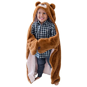 Animal Adventure | Wild for Style | 2-in-1 Transformable Character Cape & Plush Pal - Bear