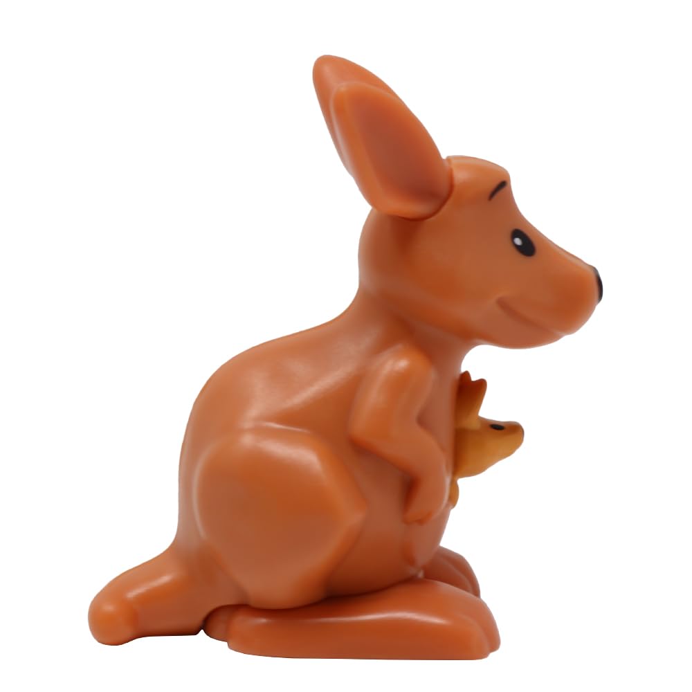 Fisher-Price Replacement Part for Collectible Little People Alphabet Fun Zoo Safari Farm Playset JGR92 - Replacement Letter K Brown Kangaroo Figure