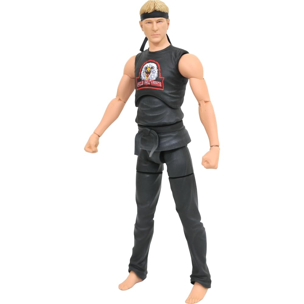 Diamond Select Toys Cobra Kai: Johnny Lawrence (Eagle Fang Version) Action Figure, Multicolor