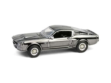 Greenlight 1967 Ford Mustang Eleanor Diecast Model Car, Silver Chrome Edition, 1:64 Scale, Gone in Sixty Seconds Movie Collectible