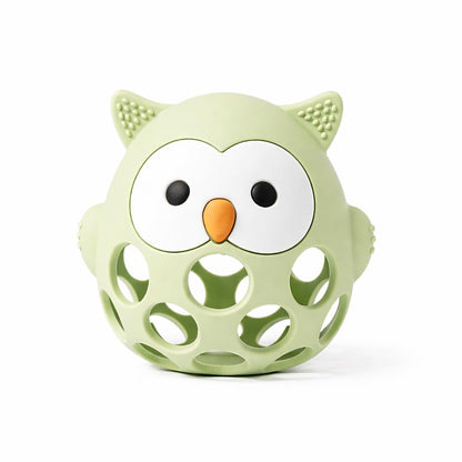 Baby’s Way Teething Toy - Owl Silicone Teether Toy for Babies 3-6 Months Toys for 6-12 Months - Baby Teething Relief, Silicone Teethers for Babies