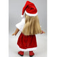 TianBo 18 inch Girl Doll Clothes 3pc Christmas Red Color Including Hat Shawl Dresses Outsuits Fits 18 Inch Girl Dolls, ZKB902