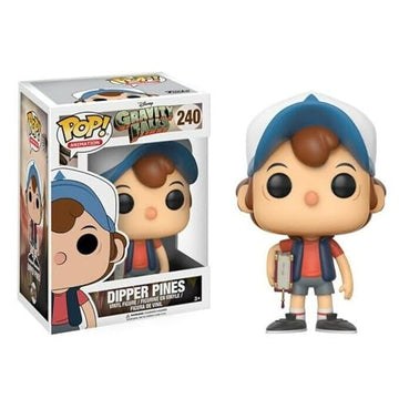 Funko Gravity Falls POP! Animation Dipper Pines Vinyl Figure #240 [Regular Version], Styles May Vary, Multicolor, Standard (12373)