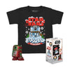 Funko Pocket POP! & Tee: Star Wars-Holiday R2D2 - Metallic - Large - (L) - T-Shirt - Clothes with Collectable Vinyl Minifigure - Gift Idea - Toys and
