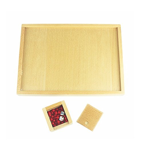 DANNI Montessori Children Math Teaching Aids Montessori Baby Wood Apple Tree Box Toy Number Matching Wood Math Count Education Toys
