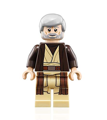 LEGO Star Wars Minifigure - Obi Wan Kenobi (with Hooded Coat and Jedi Lightsaber) 75052