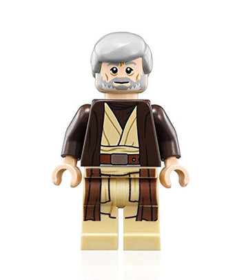 LEGO Star Wars Minifigure - Obi Wan Kenobi (with Hooded Coat and Jedi Lightsaber) 75052