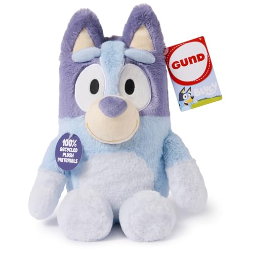 GUND Bluey Sustainably Soft Bluey 13-Inch Plush Toy, Ages 0+