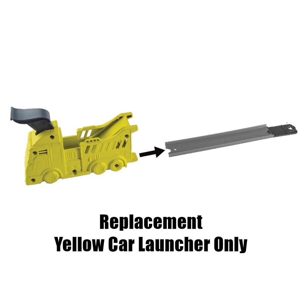 Mattel Replacement Part for Hot-Wheels T-Rex Rampage Cars Playset - GFH88 ~ Replacement Yellow Car Launcher