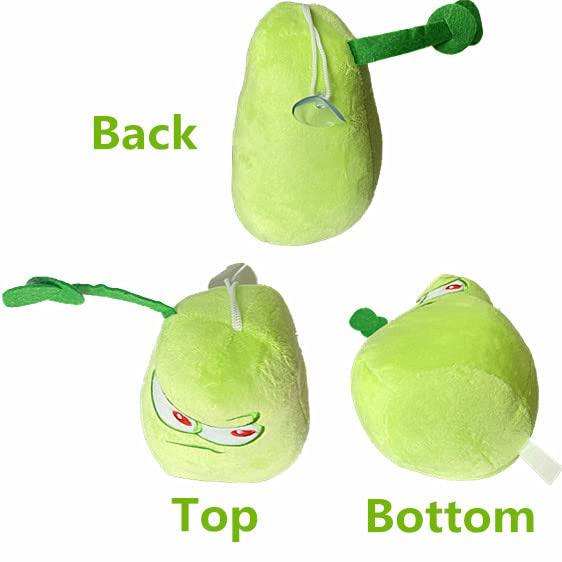 Suyudian 3 PCS PVZ Plant and Zombies Plush Plants Sets 1 2 Stuffed Soft Toys Laser Beans, Star Fruit, Citron, PVZ Figure Doll,Great Gifts for Boys