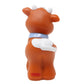 Fisher-Price Replacement Part for Collectible Little People Farm Barn Animal Barnyard Pals Playset 72507 - Replacement Brown and White Cow Figure