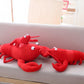 XIZHI Lobster Plush Stuffed Animal Toy Lobster Pillow Suitable for Christmas and Birthday with Huggable Gifts (Red-Small)