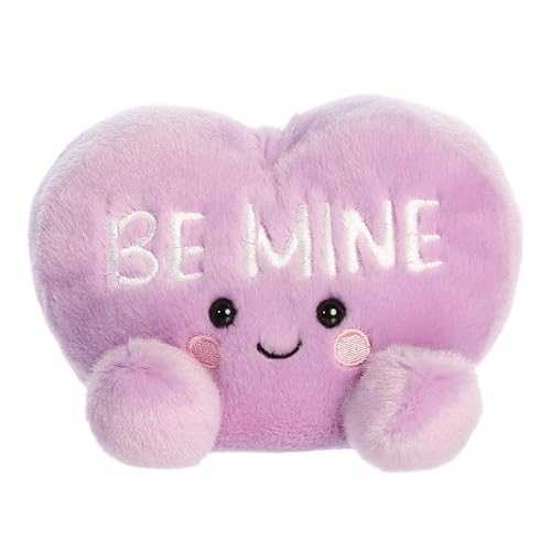 Aurora® Adorable Palm Pals™ Be Mine Candy Heart™ Stuffed Animal - Fun Collectible Plush for Kids and Adult Collectors - Perfect for Decorating Rooms