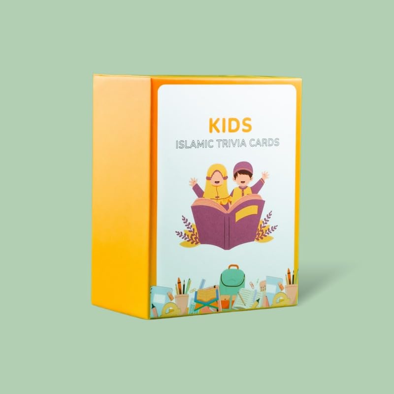 UMRASTORE Islamic Trivia - Kids Islamic Trivia Cards