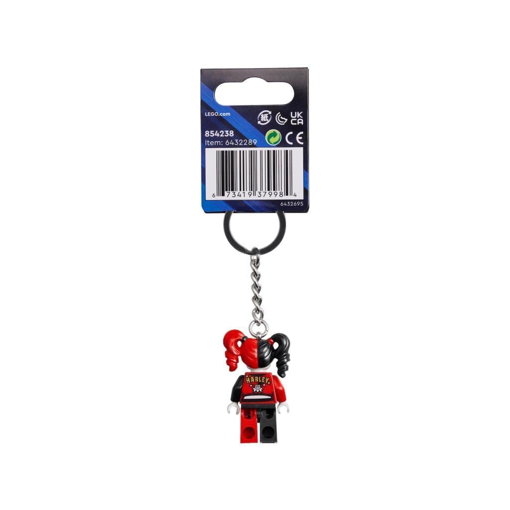 LEGO Super Heroes Harley Quinn Minifigure Keyring 854238