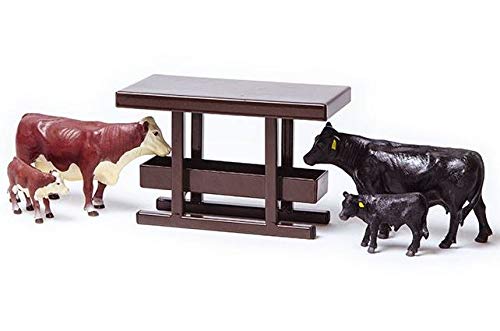 Little Buster Toys Angus Cow - Realistic Black Angus Cow, 1/16th Scale