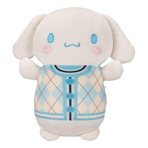 Squishmallows Original Sanrio 10in Plaid Cinnamoroll HugMees - Ultrasoft Official Jazwares Plush (Medium-Sized)