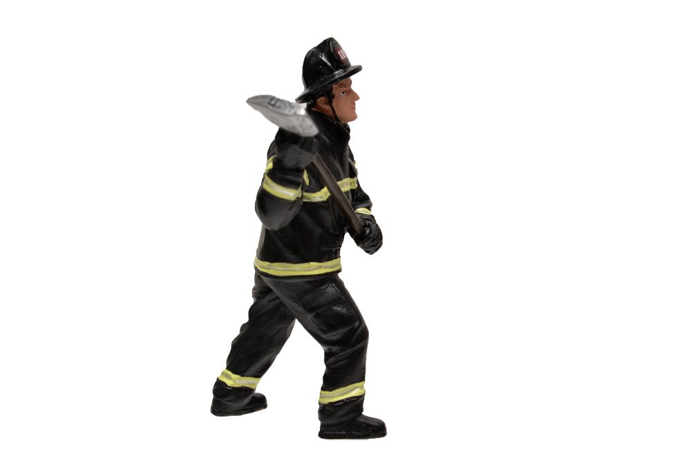 American Diorama Firefighter with Axe Figurine/Figure for 1:18 Models