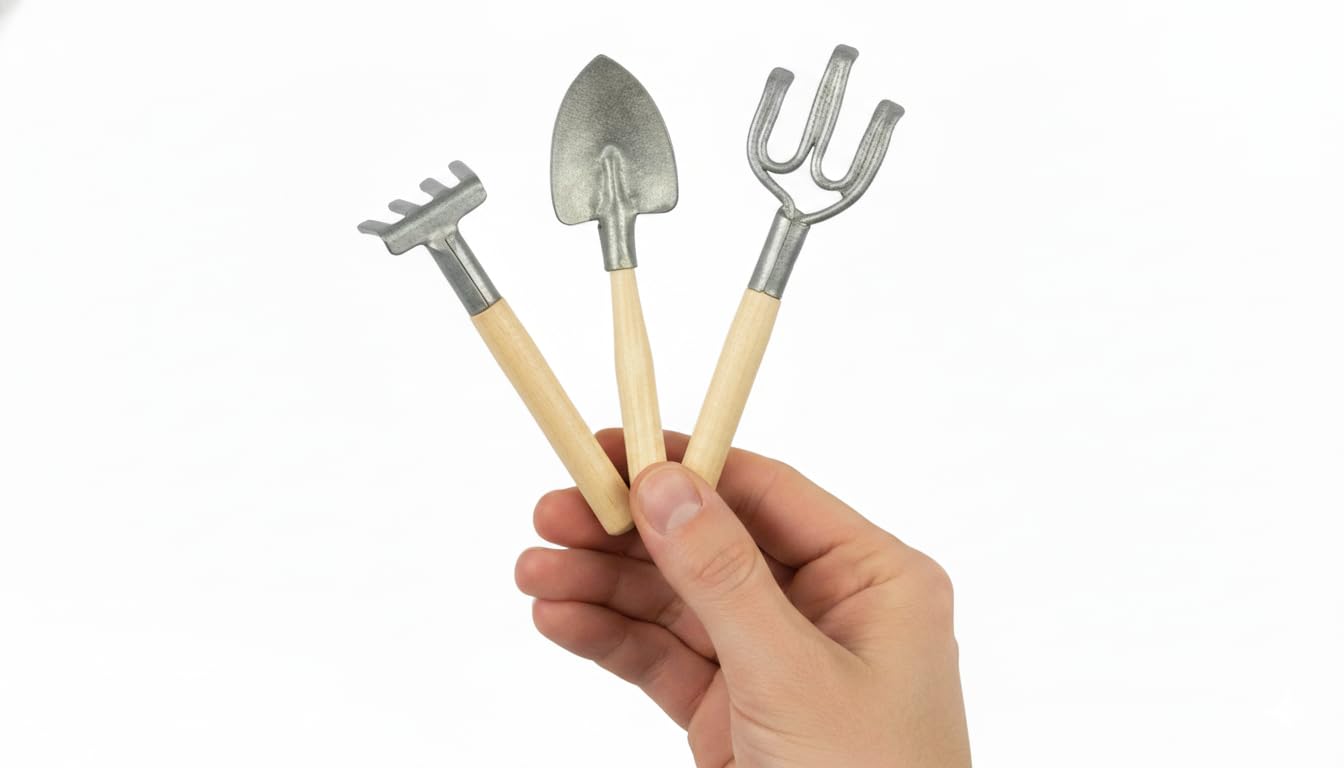 Aztec Imports, Inc. Dollhouse Miniature Three Garden Hand Tools