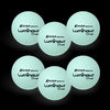 Champion Sports Premium Rhino Skin Dodgeballs with Mesh Storage Bag, Set of 6 - Glow in the Dark Playground Balls for Outdoor Games and Gym Class