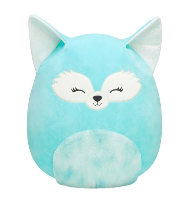 Squishmallows Plush 16 inch Dabney The Teal Fox - Childs Ultra Soft Stuffed Toy