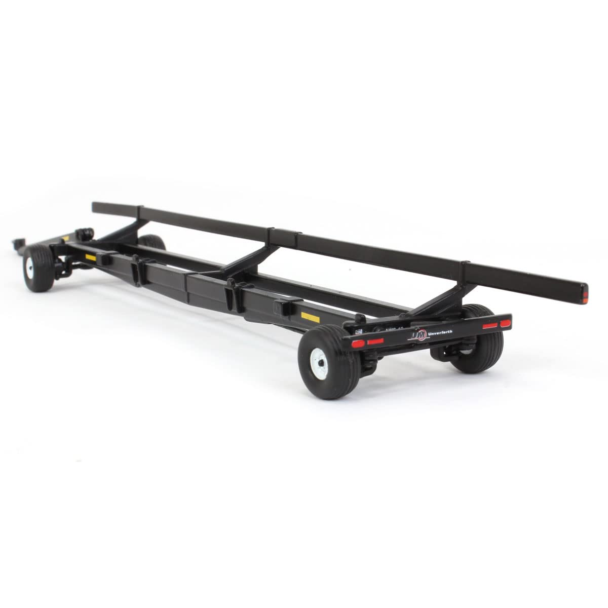 Spec Cast 1/64 Black Unverferth Combine Header Trailer UBC-023