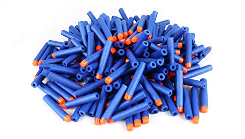 200 Nerf N Strike Blaster Compatible Dart Bullets,200Pcs Nerf Bullet Refill Darts Ammo Premium Foam Bullets Pack Compatible for Nerf N-Strike Elite